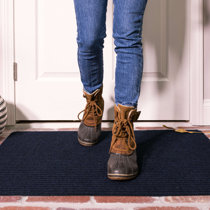 Indigo Ribbed Utility Mat