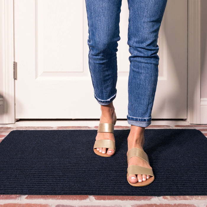 Indigo Ribbed Utility Mat