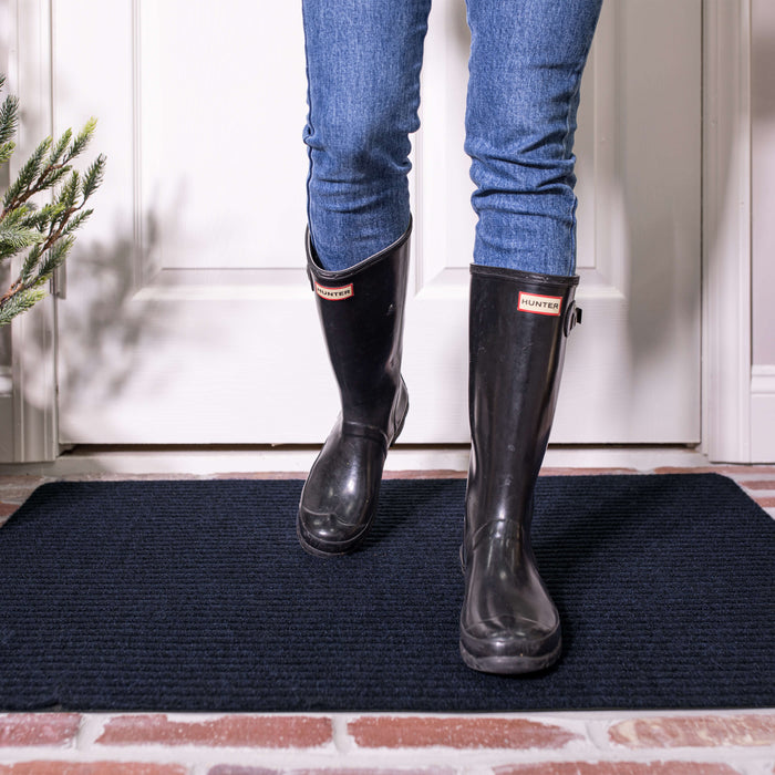 Indigo Ribbed Utility Mat