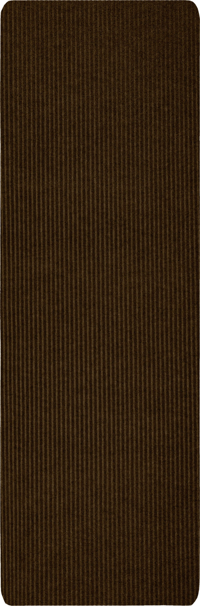 Brown Ribbed Utility Mat