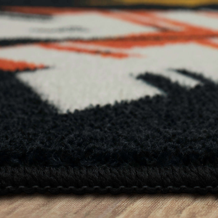 Technicolor Rock On Multicolor Area Rug