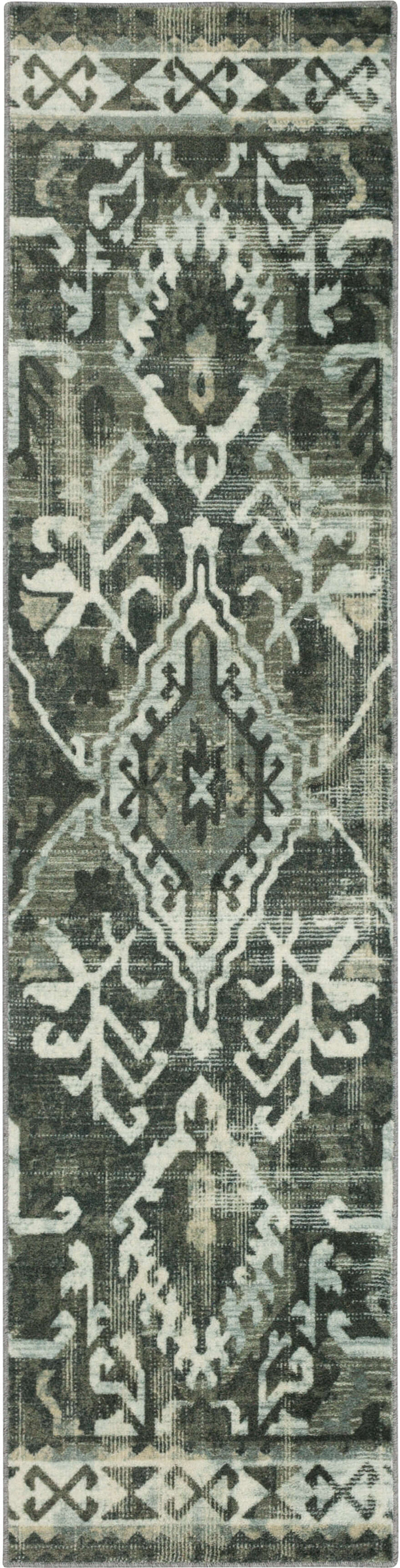 Technicolor Avadore Black & White Area Rug