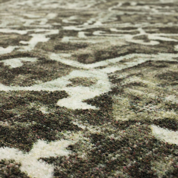 Technicolor Avadore Black & White Area Rug