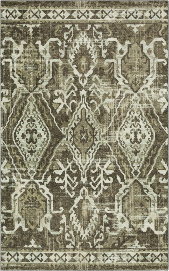 Technicolor Avadore Black & White Area Rug