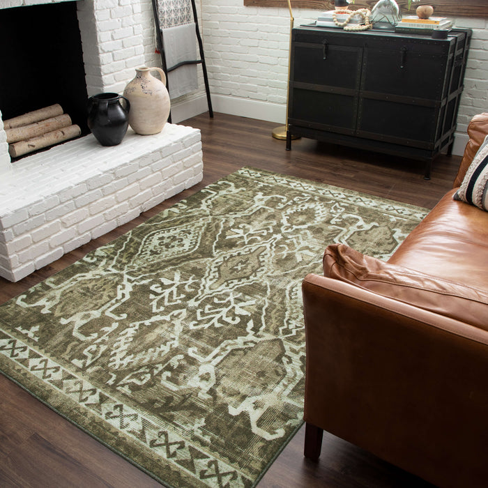 Technicolor Avadore Black & White Area Rug