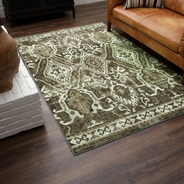 Technicolor Avadore Black & White Area Rug