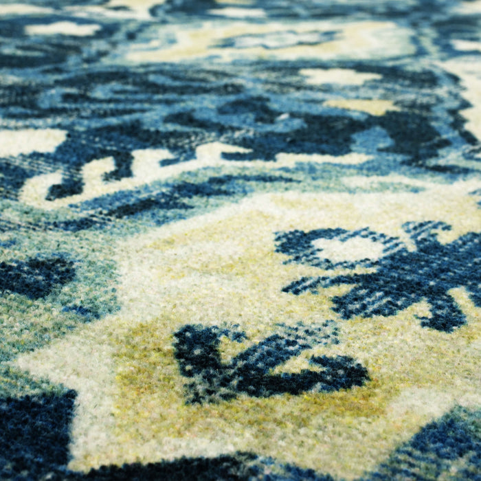 Technicolor Avadore Blue Area Rug