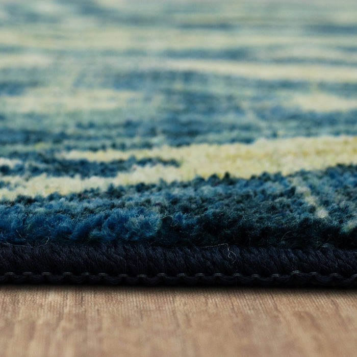 Technicolor Avadore Blue Area Rug