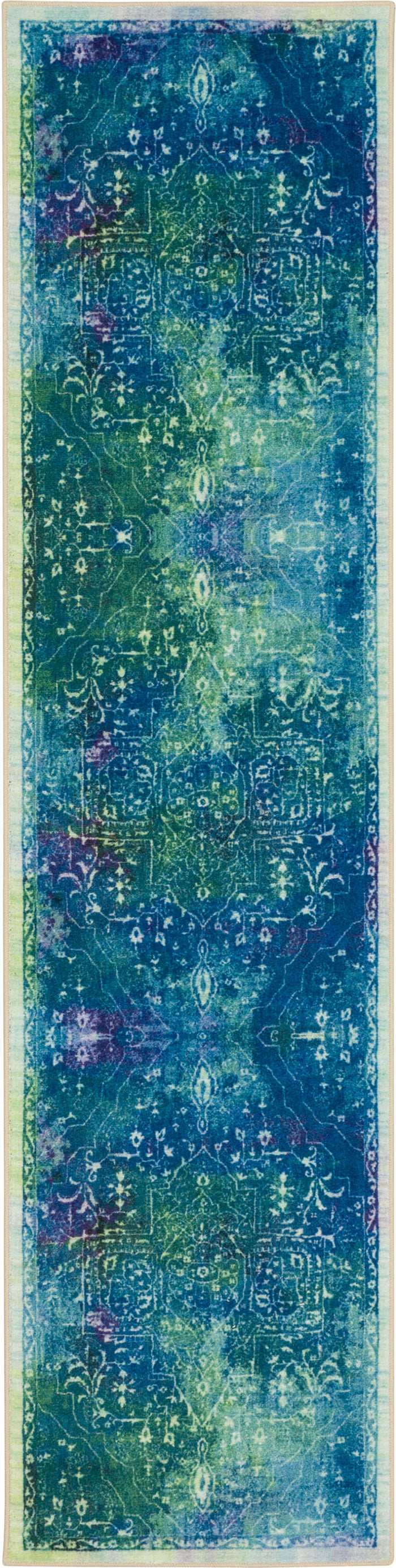 Technicolor Florence Blue Area Rug