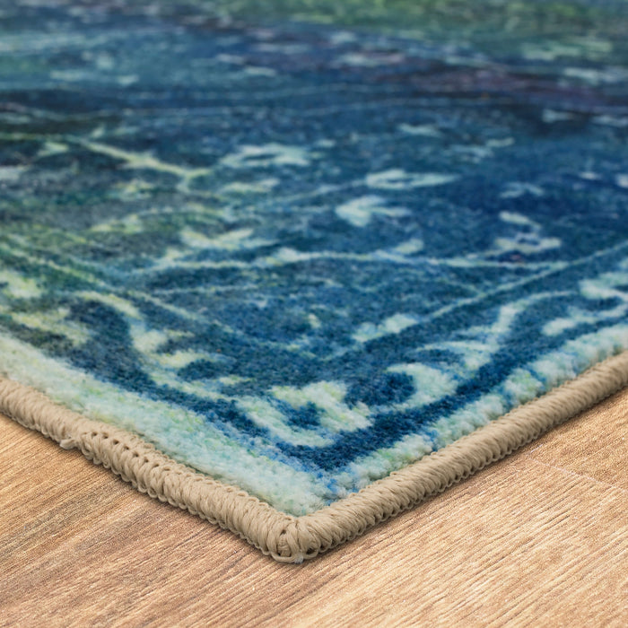 Technicolor Florence Blue Area Rug