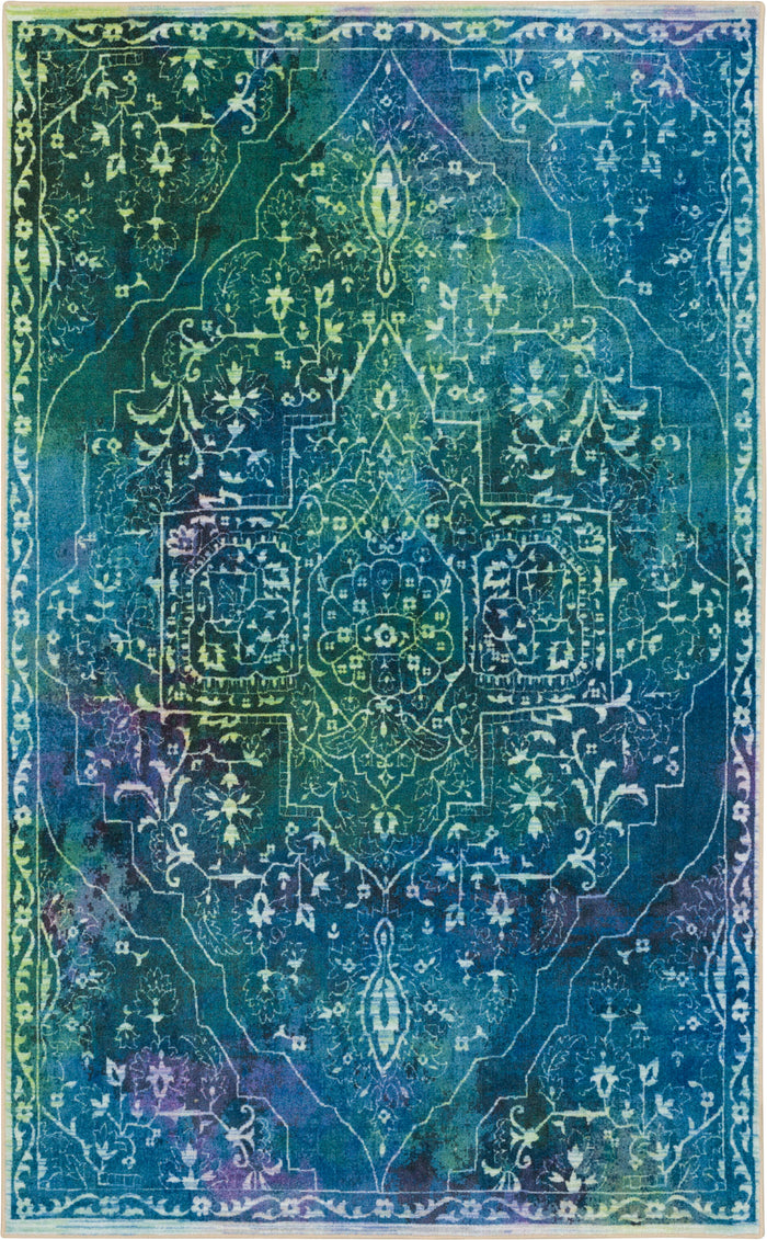 Technicolor Florence Blue Area Rug