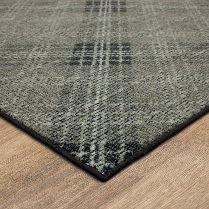 Technicolor Hoover Light Gray Area Rug