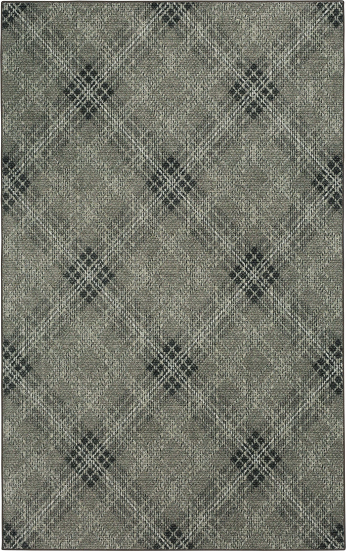Technicolor Hoover Light Gray Area Rug