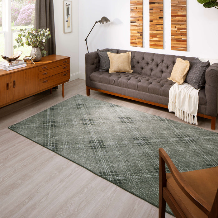 Technicolor Hoover Light Gray Area Rug