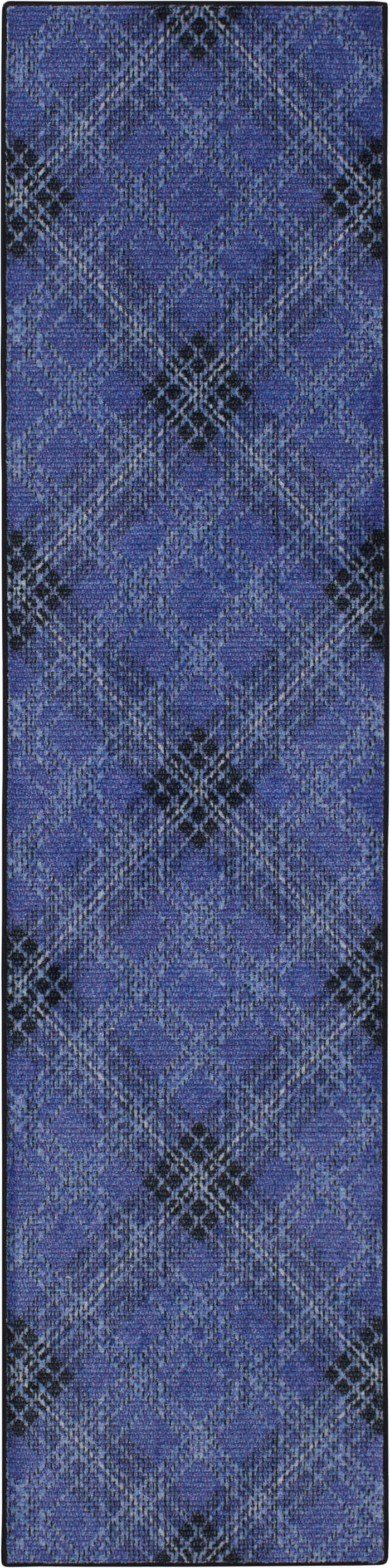 Technicolor Hoover Blue Area Rug
