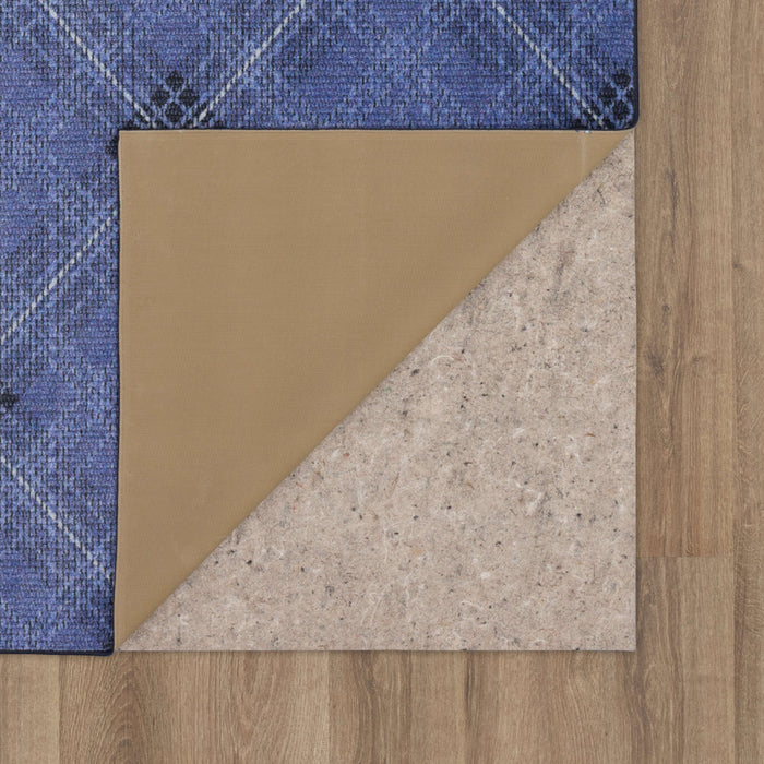 Technicolor Hoover Blue Area Rug