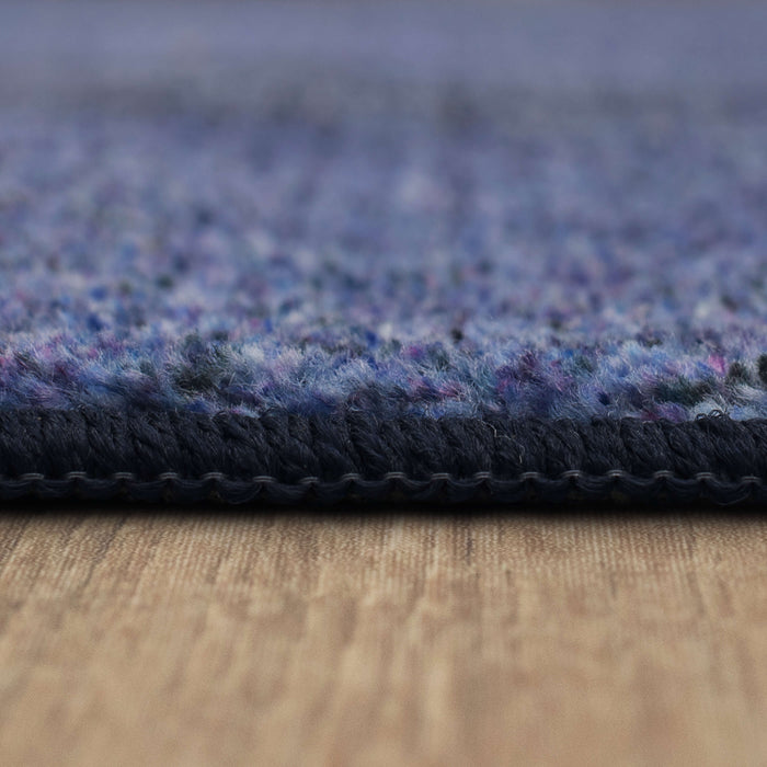 Technicolor Hoover Blue Area Rug