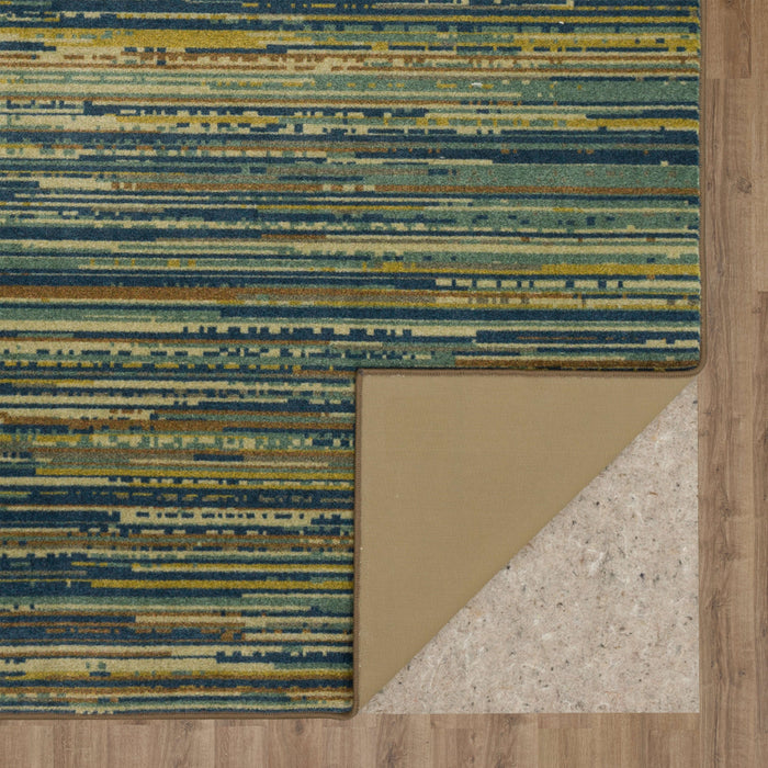 Technicolor Sulu Brown & Blue Area Rug