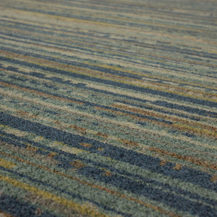Technicolor Sulu Brown & Blue Area Rug