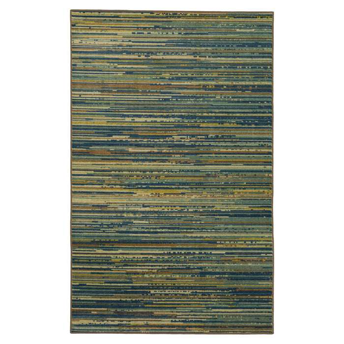 Technicolor Sulu Brown & Blue Area Rug