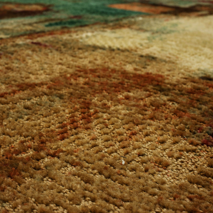 Acropolis Alba Blue & Brown Area Rug