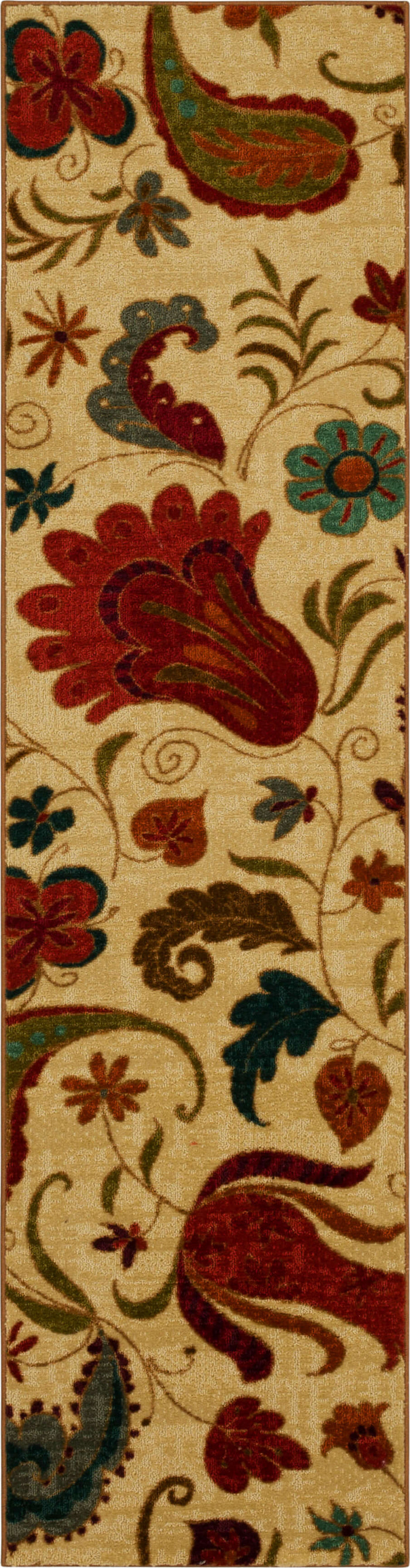 Acropolis Alba Brown & Red Area Rug