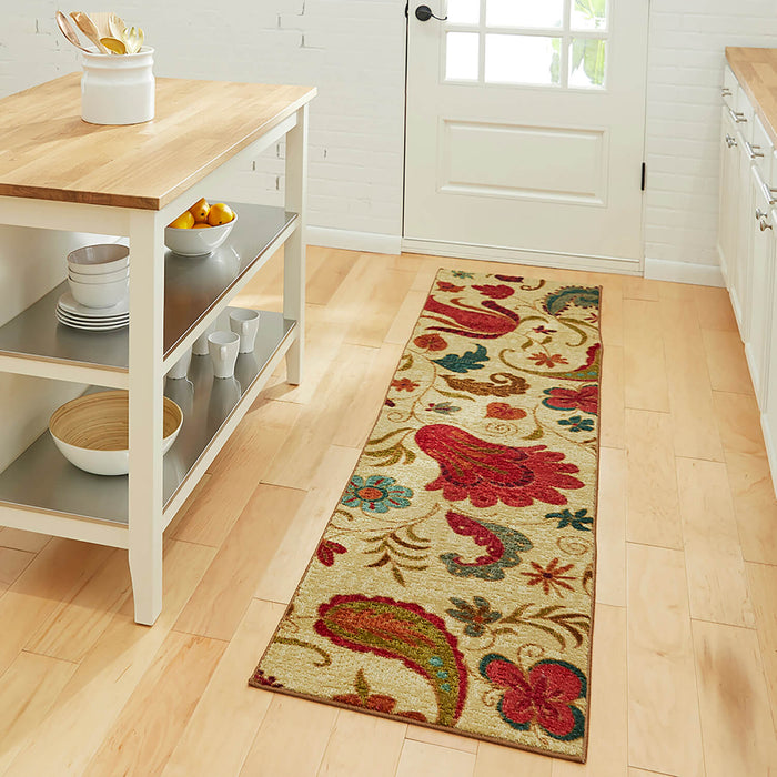 Acropolis Alba Brown & Red Area Rug