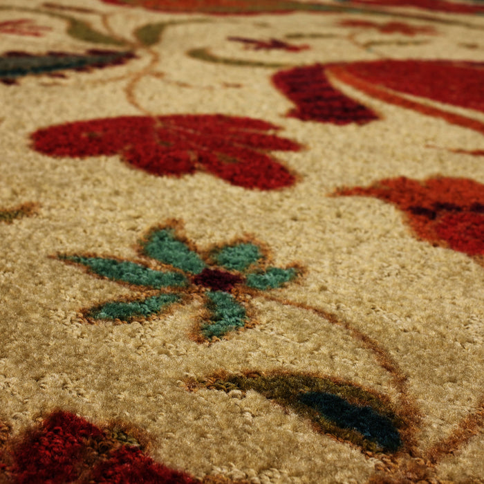 Acropolis Alba Brown & Red Area Rug
