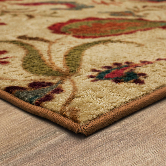 Acropolis Alba Brown & Red Area Rug