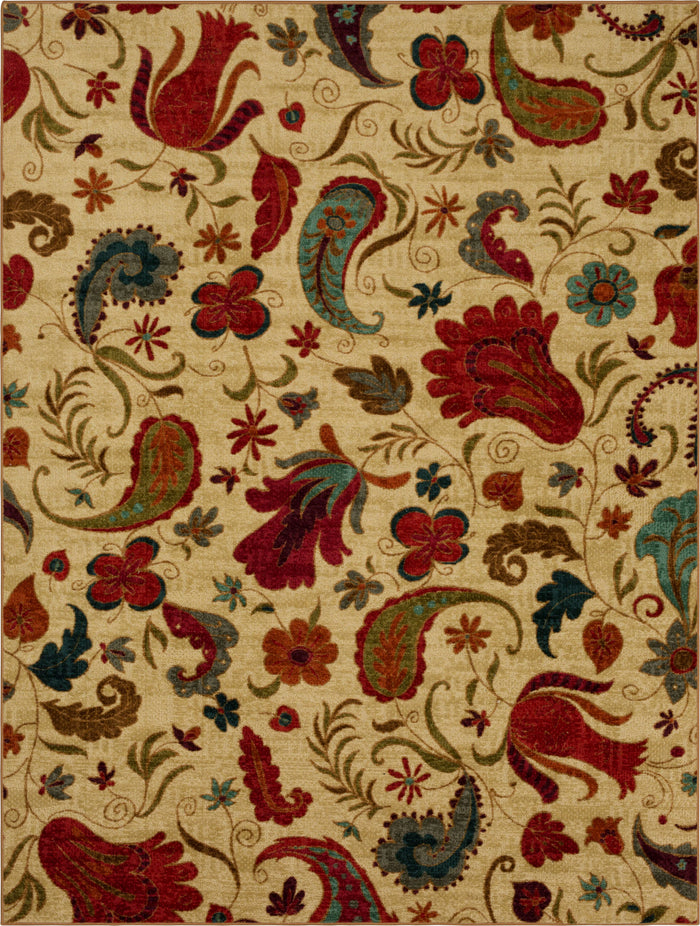 Acropolis Alba Brown & Red Area Rug