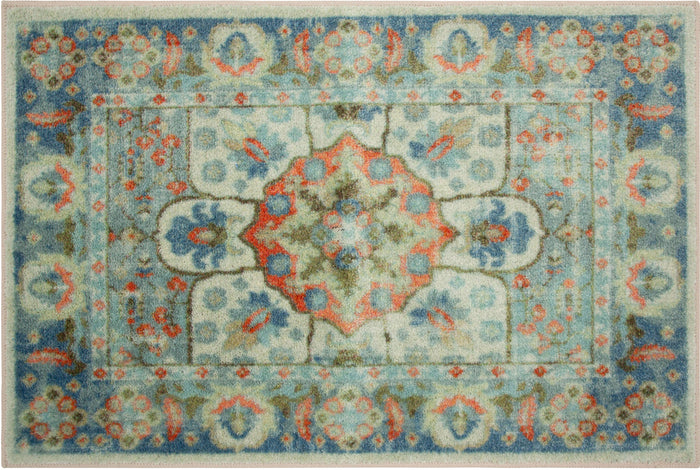 Technicolor Paluma Blue Area Rug