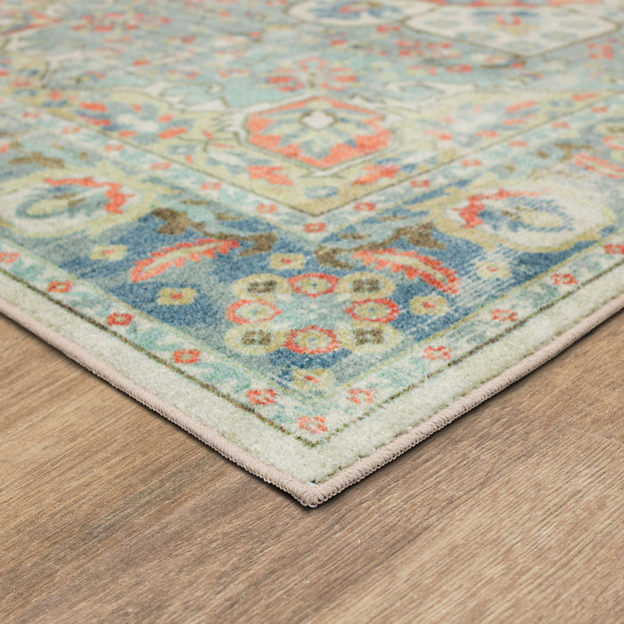 Technicolor Paluma Blue Area Rug