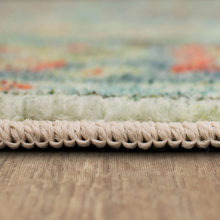 Technicolor Paluma Blue Area Rug