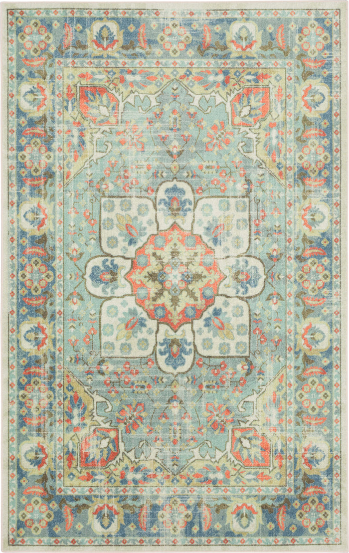 Technicolor Paluma Blue Area Rug