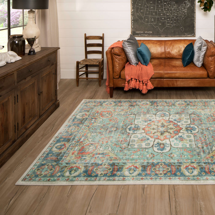 Technicolor Paluma Blue Area Rug
