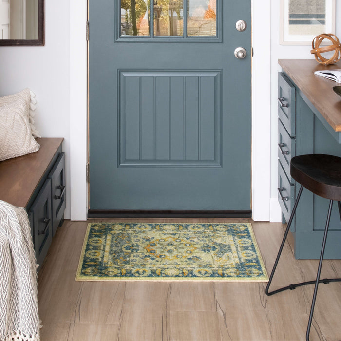 Technicolor Paluma Gold Area Rug