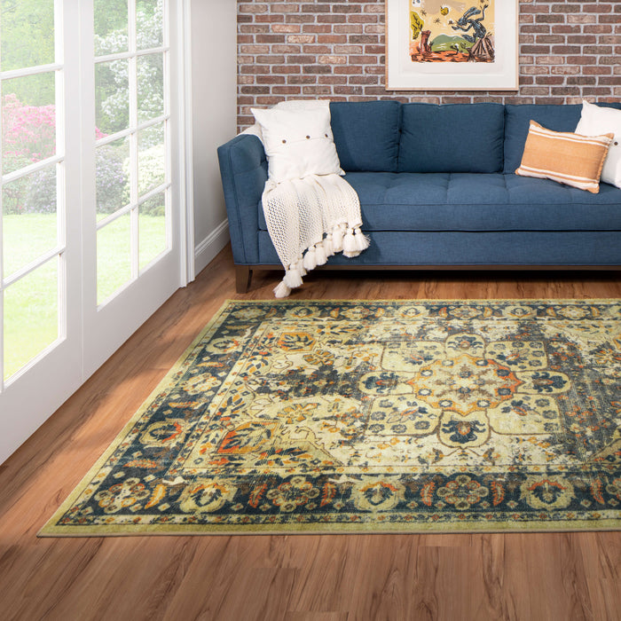 Technicolor Paluma Gold Area Rug