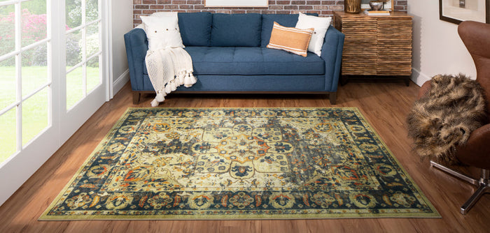Technicolor Paluma Gold Area Rug
