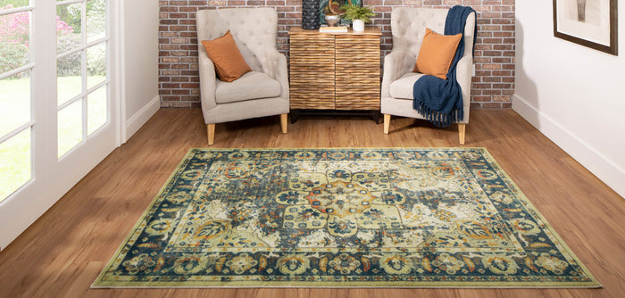 Technicolor Paluma Gold Area Rug