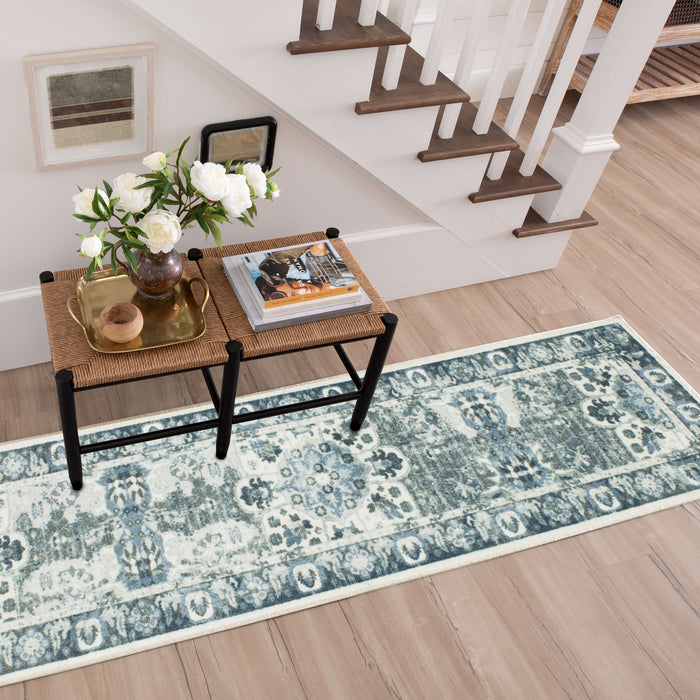 Technicolor Paluma Navy Blue Area Rug