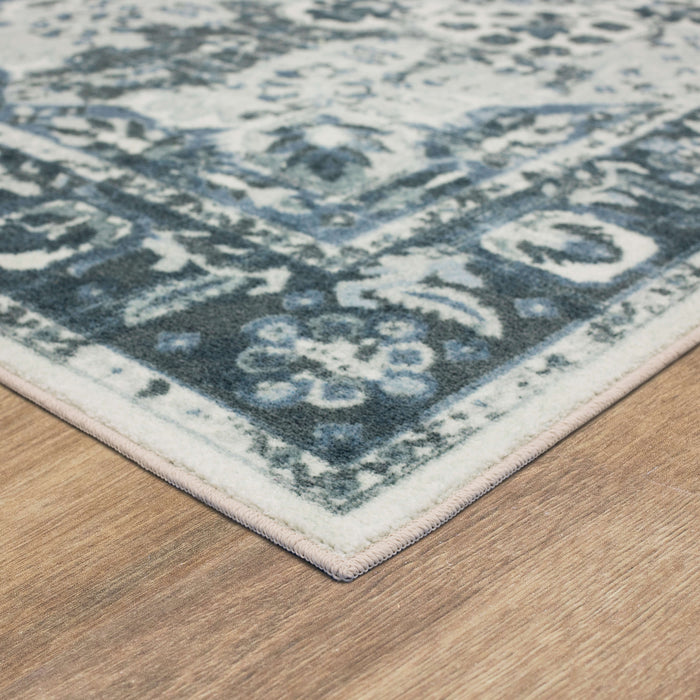 Technicolor Paluma Navy Blue Area Rug