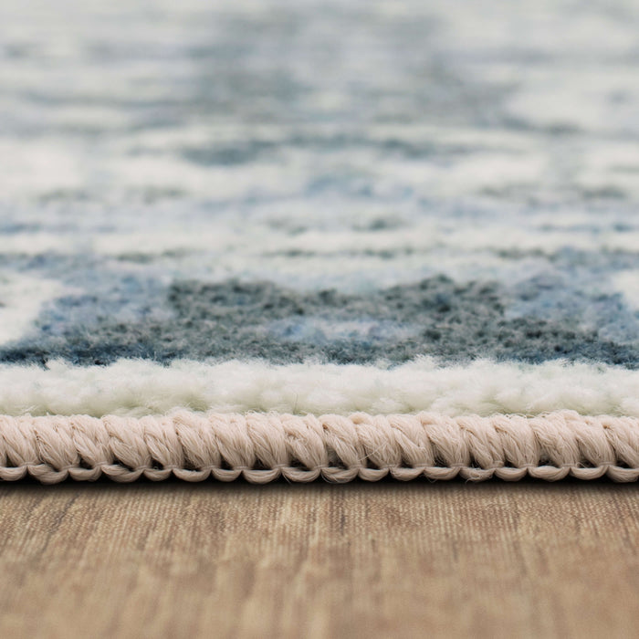 Technicolor Paluma Navy Blue Area Rug
