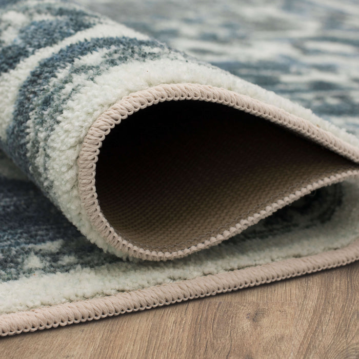 Technicolor Paluma Navy Blue Area Rug