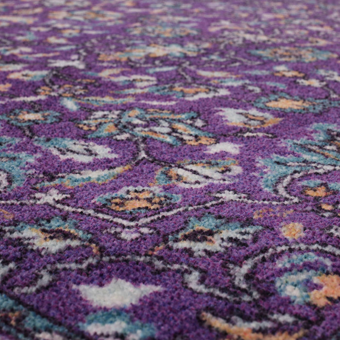 Technicolor Clarita Purple Area Rug