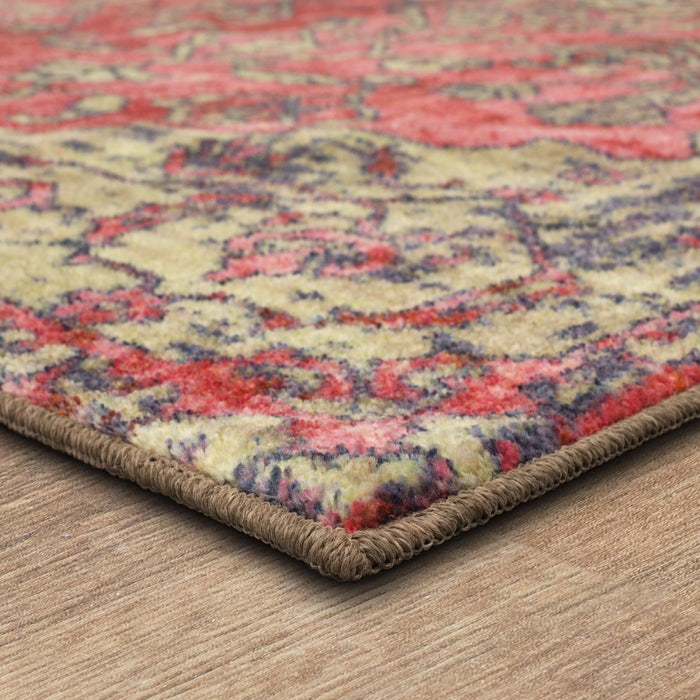Technicolor Aspen Pink Area Rug