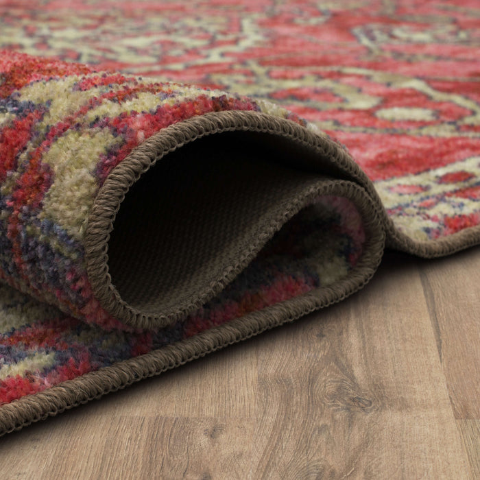 Technicolor Aspen Pink Area Rug