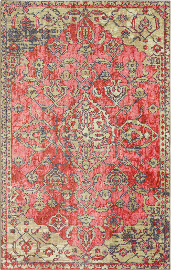 Technicolor Aspen Pink Area Rug