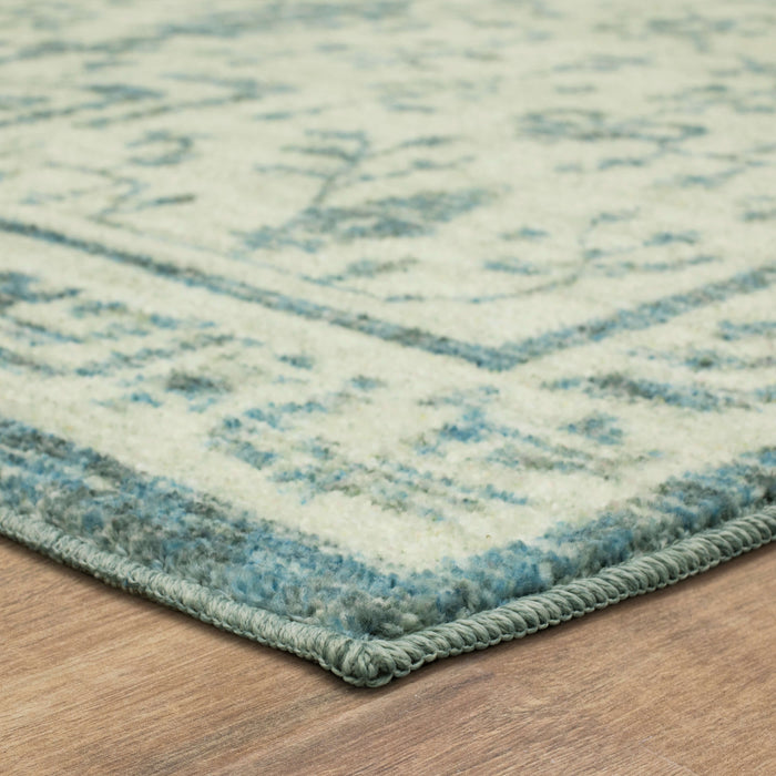 Technicolor Dixon Aqua Area Rug