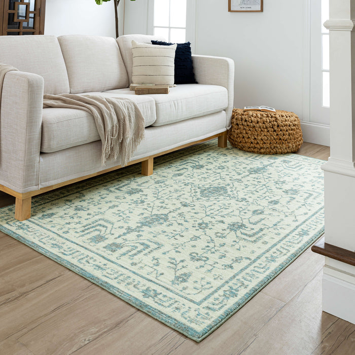 Technicolor Dixon Aqua Area Rug