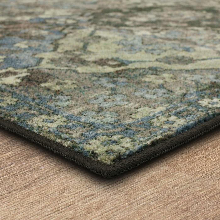 Technicolor Corinne Denim Area Rug
